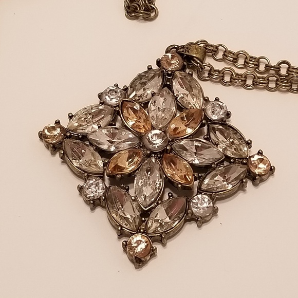 Baublebar Floral Square Statement Necklace - Picture 2 of 2